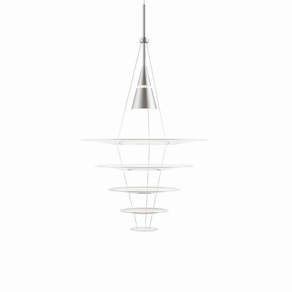 Enigma 545 - Pendel - Hvid flush mount chandelier