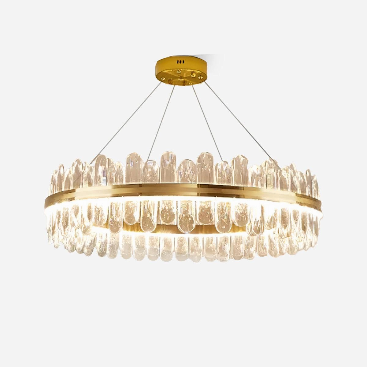 Enos Crystal Chandelier modern modeling table light