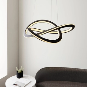 Espina Large Modern Black LED Ceiling Pendant Light minimalist ceiling light
