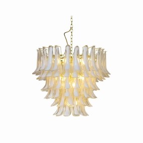 Ethereal Petal Chandelier flowerpot LED lamp