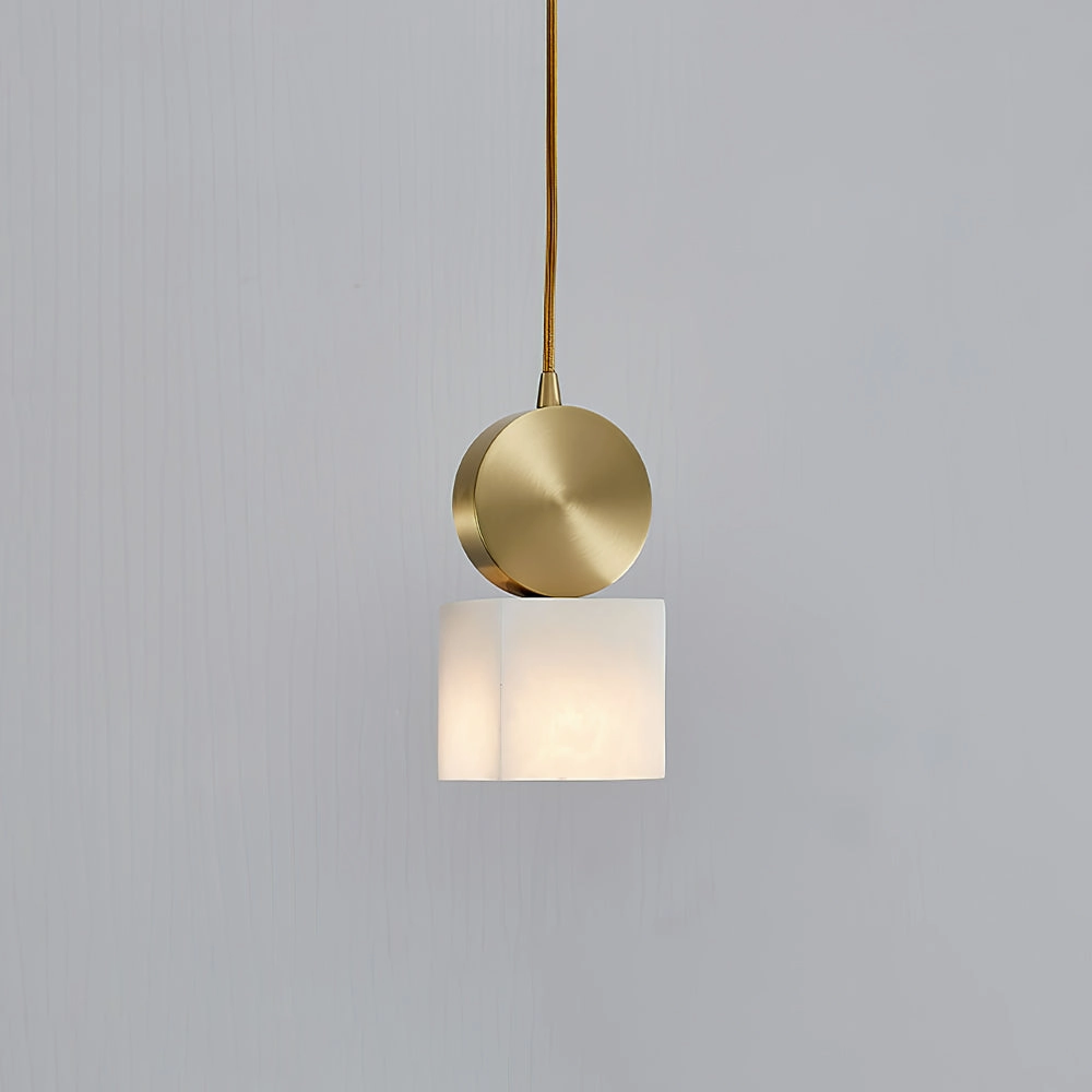Etruscan Alabaster Pendant Light
