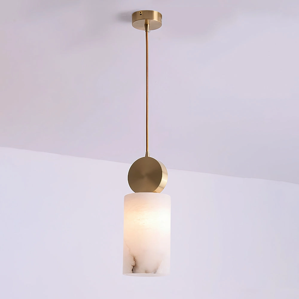 Etruscan Alabaster Pendant Light
