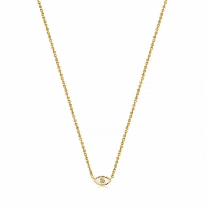 Evil Eye Gold Necklace N030-01G Ania Haie Jewellery