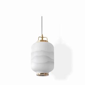 Ezio Tall Mini Glass Pendant Lamp minimalist ceiling light