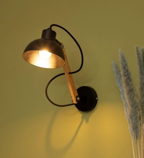 Farrah Sit Wood Wall Sconce vintage desk lamp