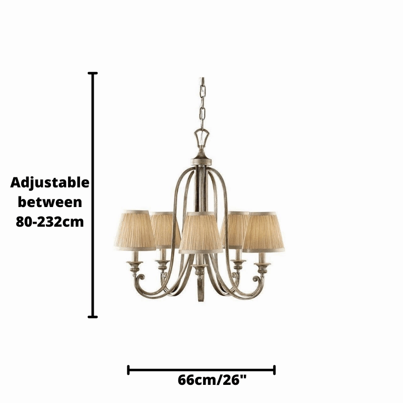 Feiss Abbey 5 Light Chandelier
