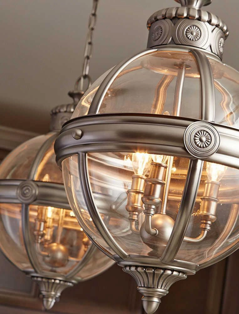 Feiss Adams 3 Light Pendant Ceiling Light