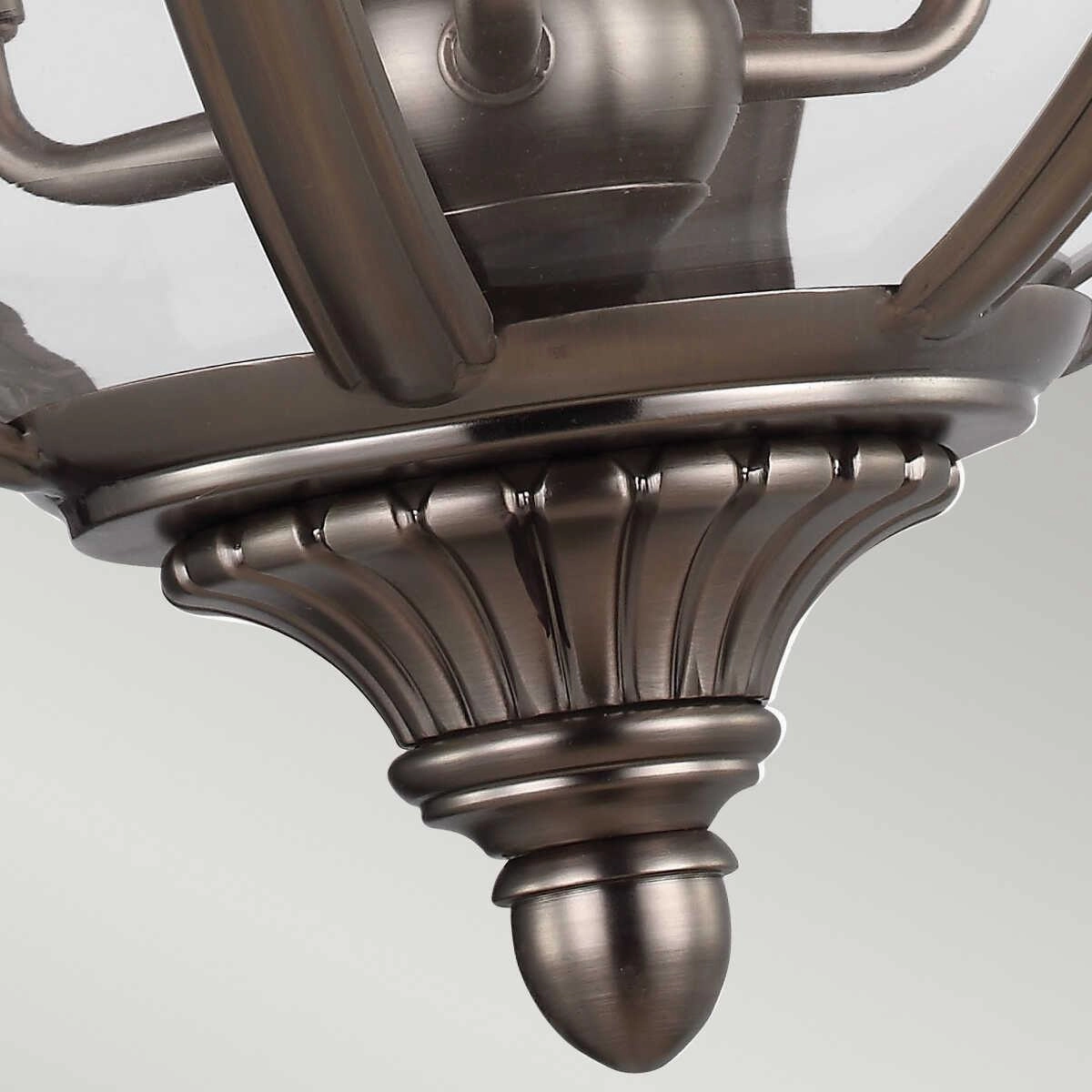 Feiss Adams 3 Light Pendant Ceiling Light