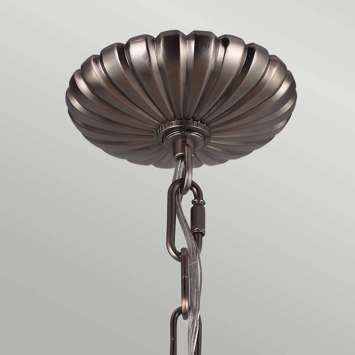Feiss Adams Nickel Ceiling Lantern - 4 Light
