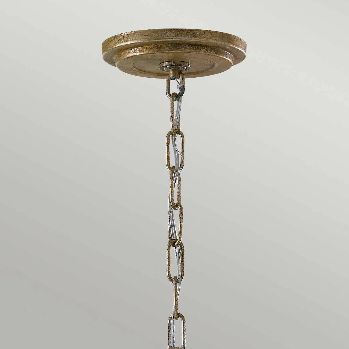 Feiss Argento Ceiling Lantern 1 Light Silver Finish