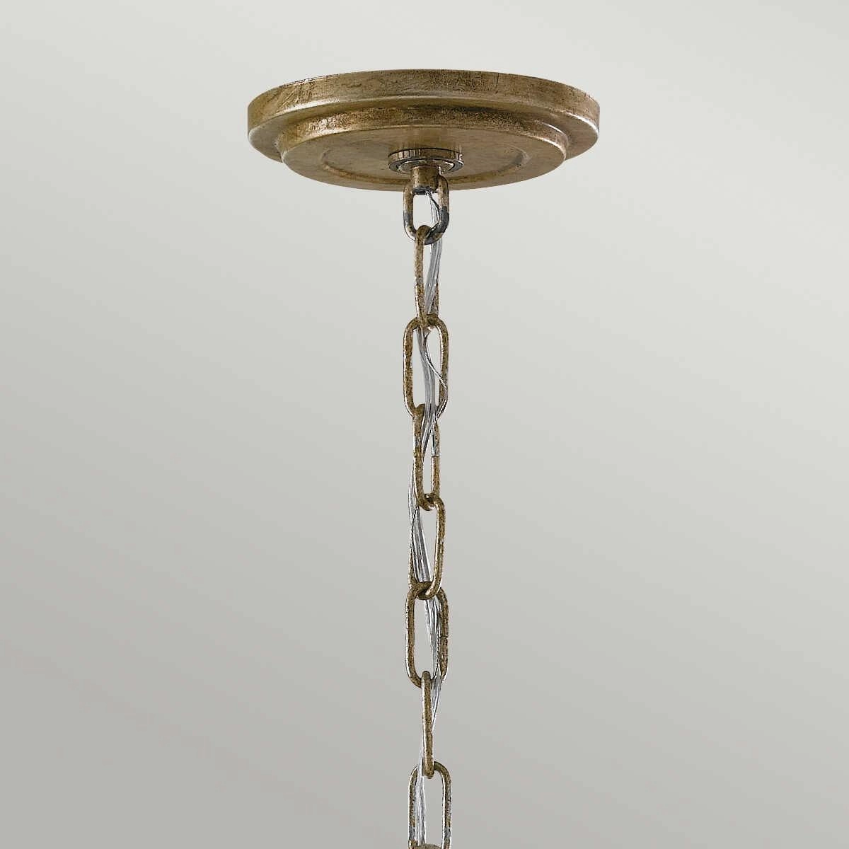Feiss Argento Ceiling Lantern 1 Light Silver Finish