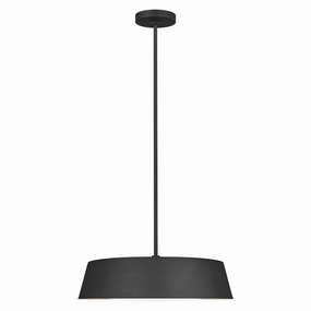 Feiss Asher 5 Light Black Pendant Ceiling Light minimalist ceiling light