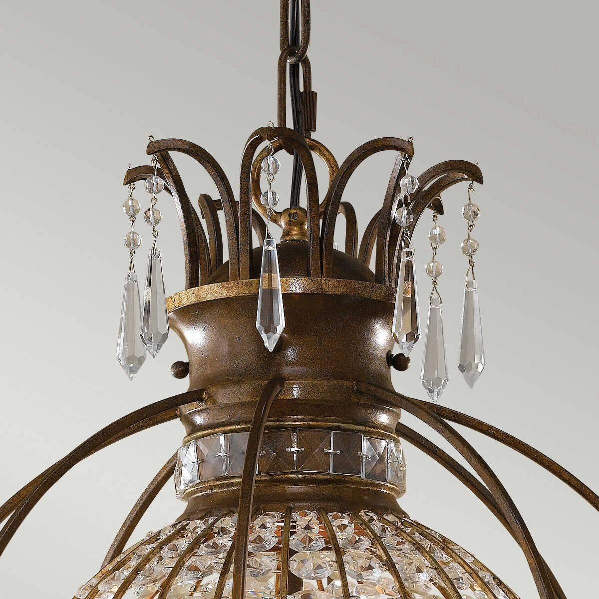 Feiss Bellini 3 Light Pendant Ceiling Light