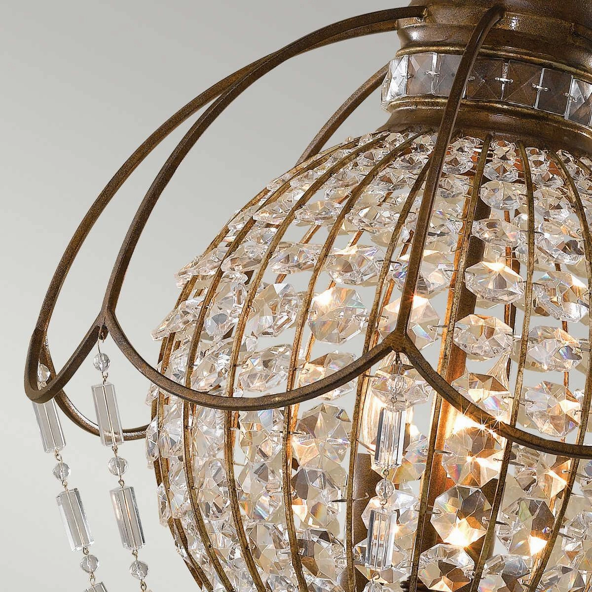 Feiss Bellini 3 Light Pendant Ceiling Light