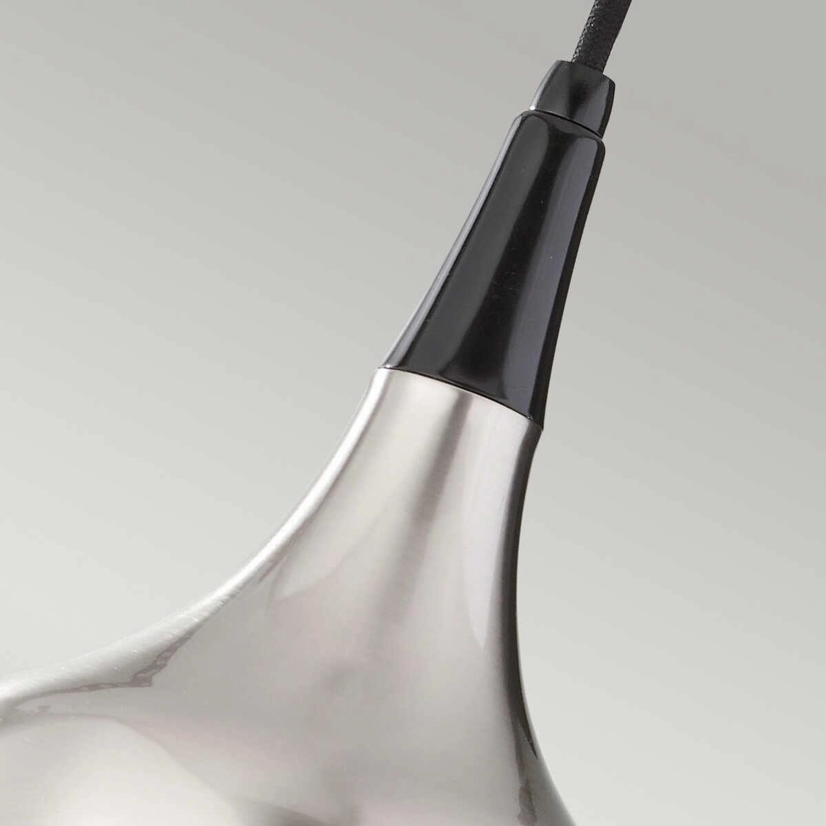 Feiss Beso Mini Bushed Steel Pendant Ceiling Light