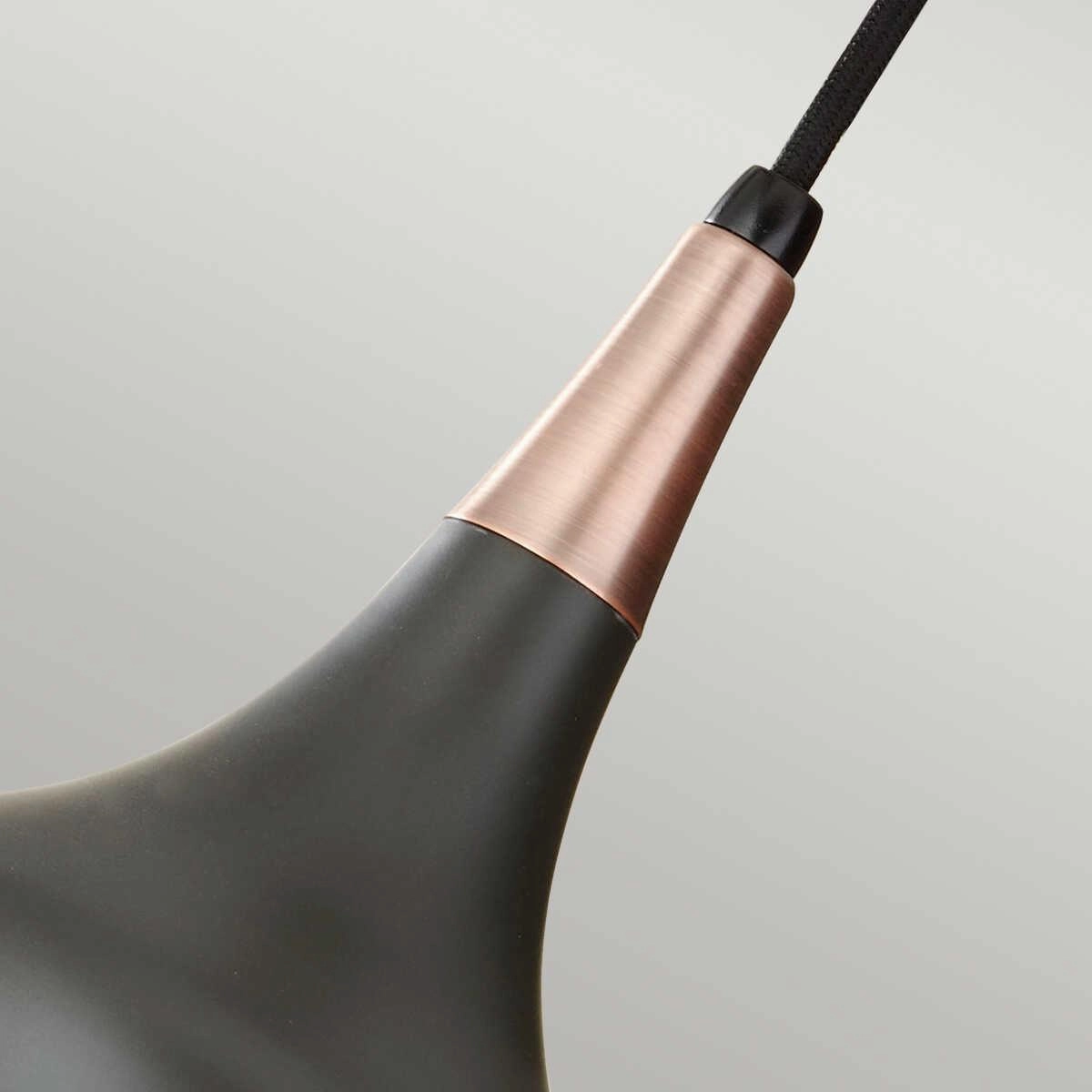 Feiss Beso Mini Dark Bronze Pendant Ceiling Light