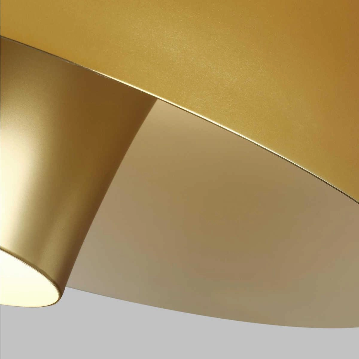 Feiss Brisbin 1 Light Burnished Brass Ceiling Pendant