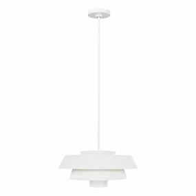 Feiss Brisbin 1 Light Matte White Pendant Ceiling Light minimalist ceiling light