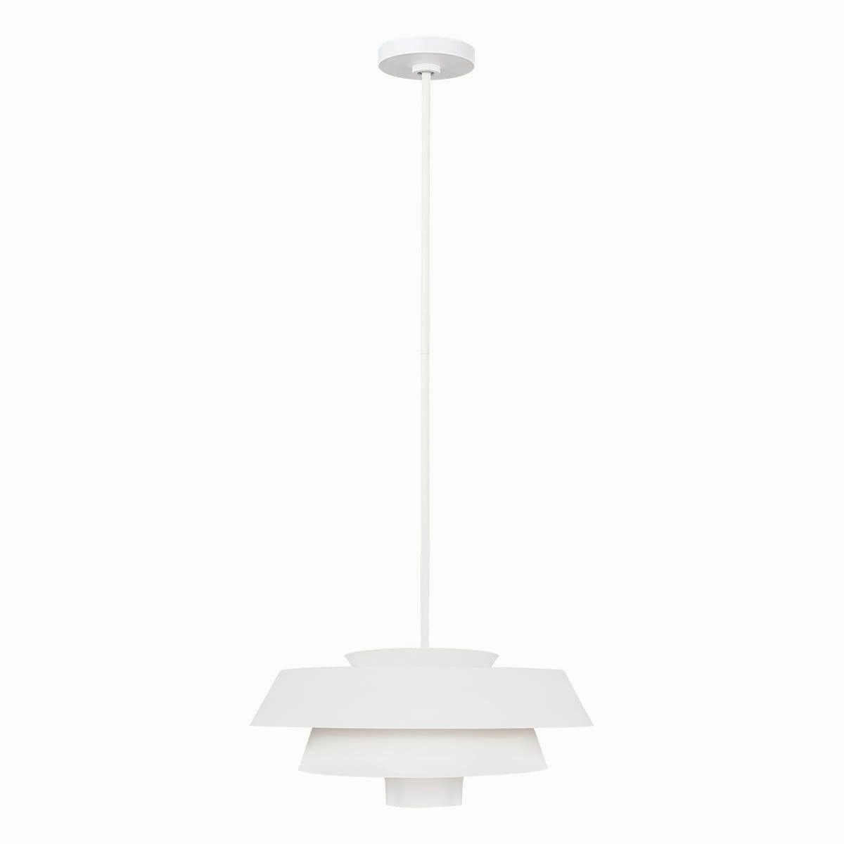 Feiss Brisbin 1 Light Matte White Pendant Ceiling Light minimalist ceiling light