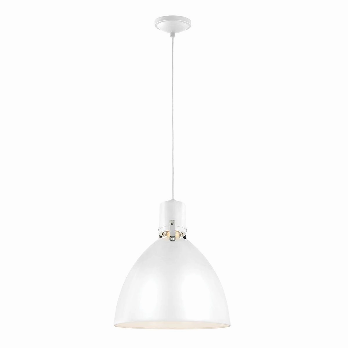 Feiss Brynne Medium LED Polished Nickel Ceiling Pendant minimalist ceiling light