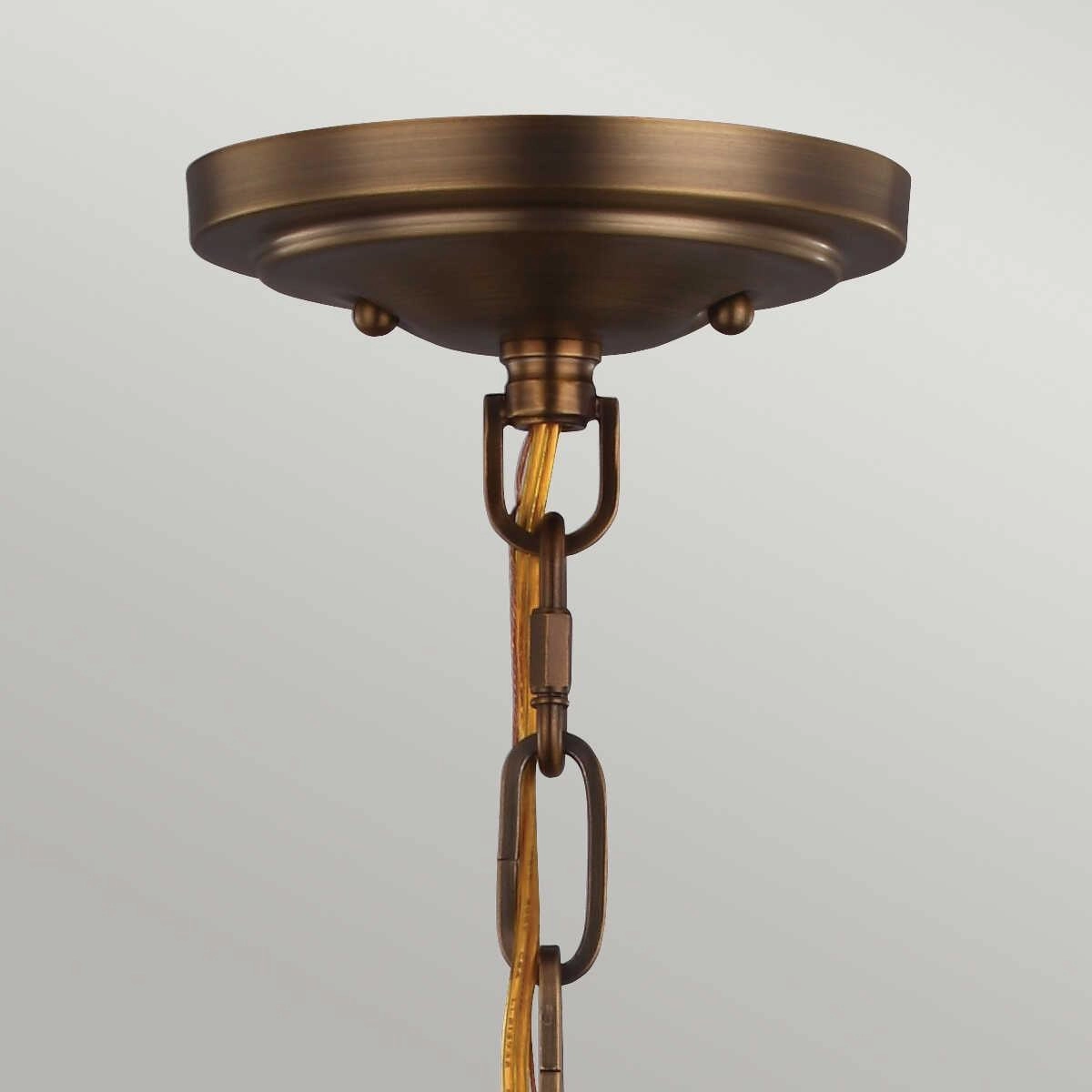 Feiss Cadence Mini Antigue Bronze Pendant Ceiling Light