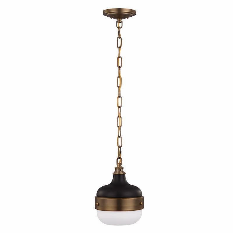 Feiss Cadence Mini Brass/Black Pendant Ceiling Light modern ceiling lamp