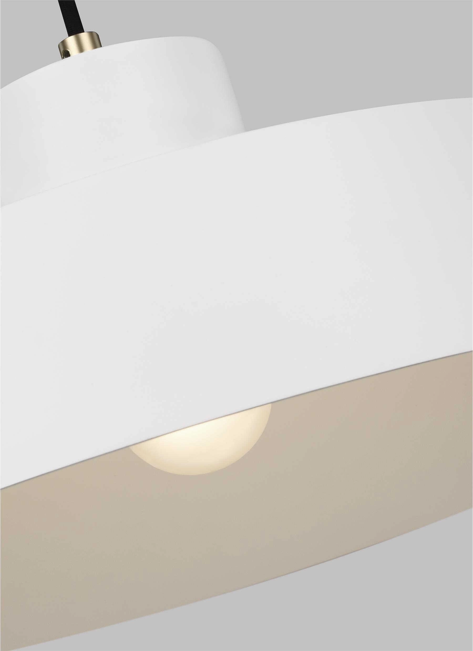 Feiss Candor 1 Light Matte White Pendant Ceiling Light