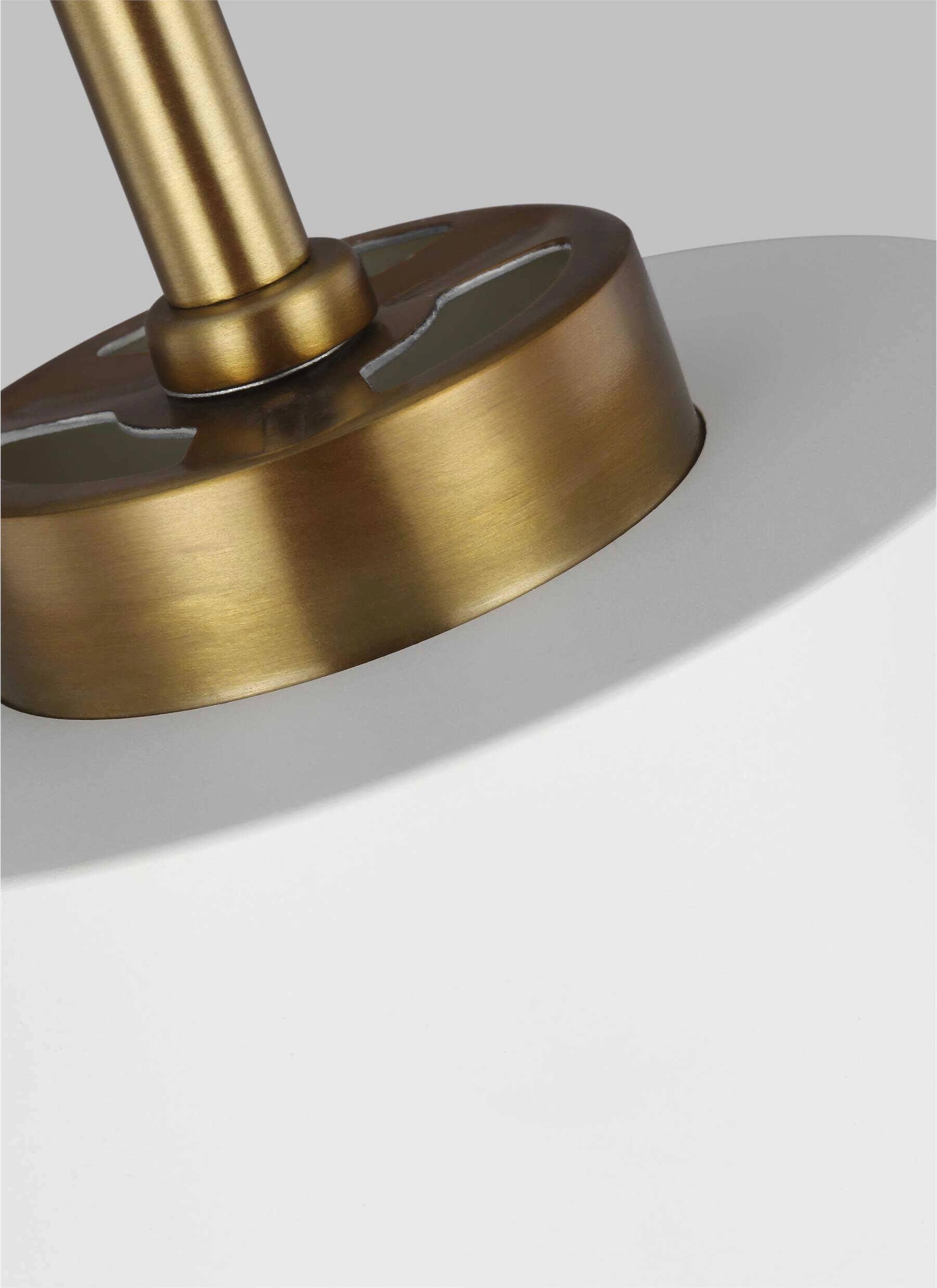 Feiss Carter 1 Light Style A Matte White Ceiling Pendant