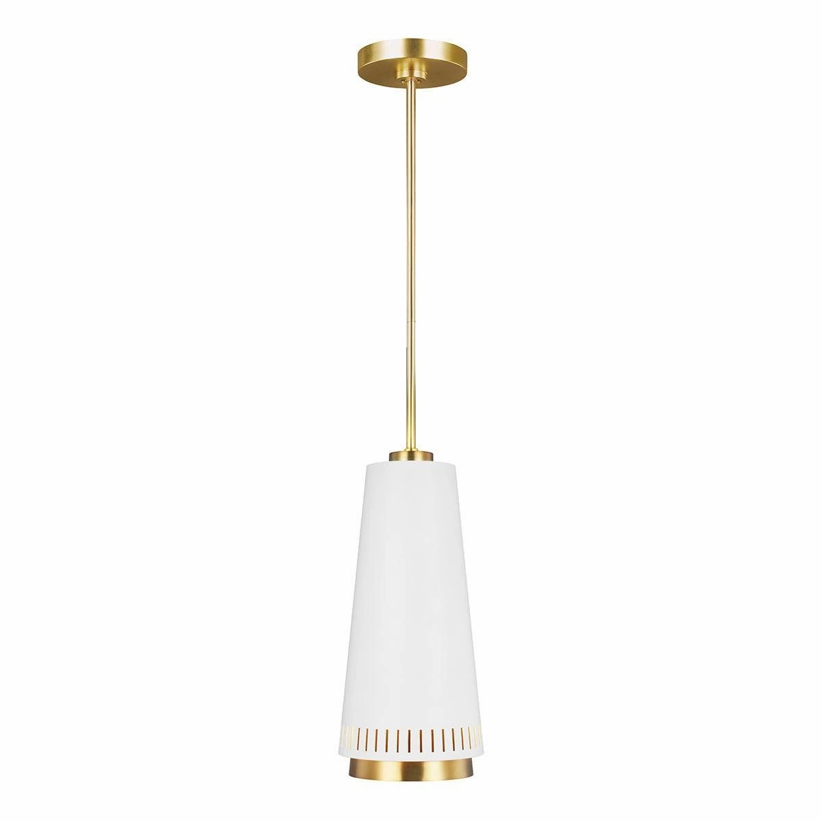 Feiss Carter 1 Light Style A Matte White Ceiling Pendant minimalist ceiling light