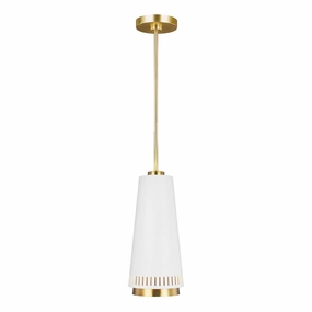 Feiss Carter 1 Light Style A Matte White Ceiling Pendant minimalist ceiling light