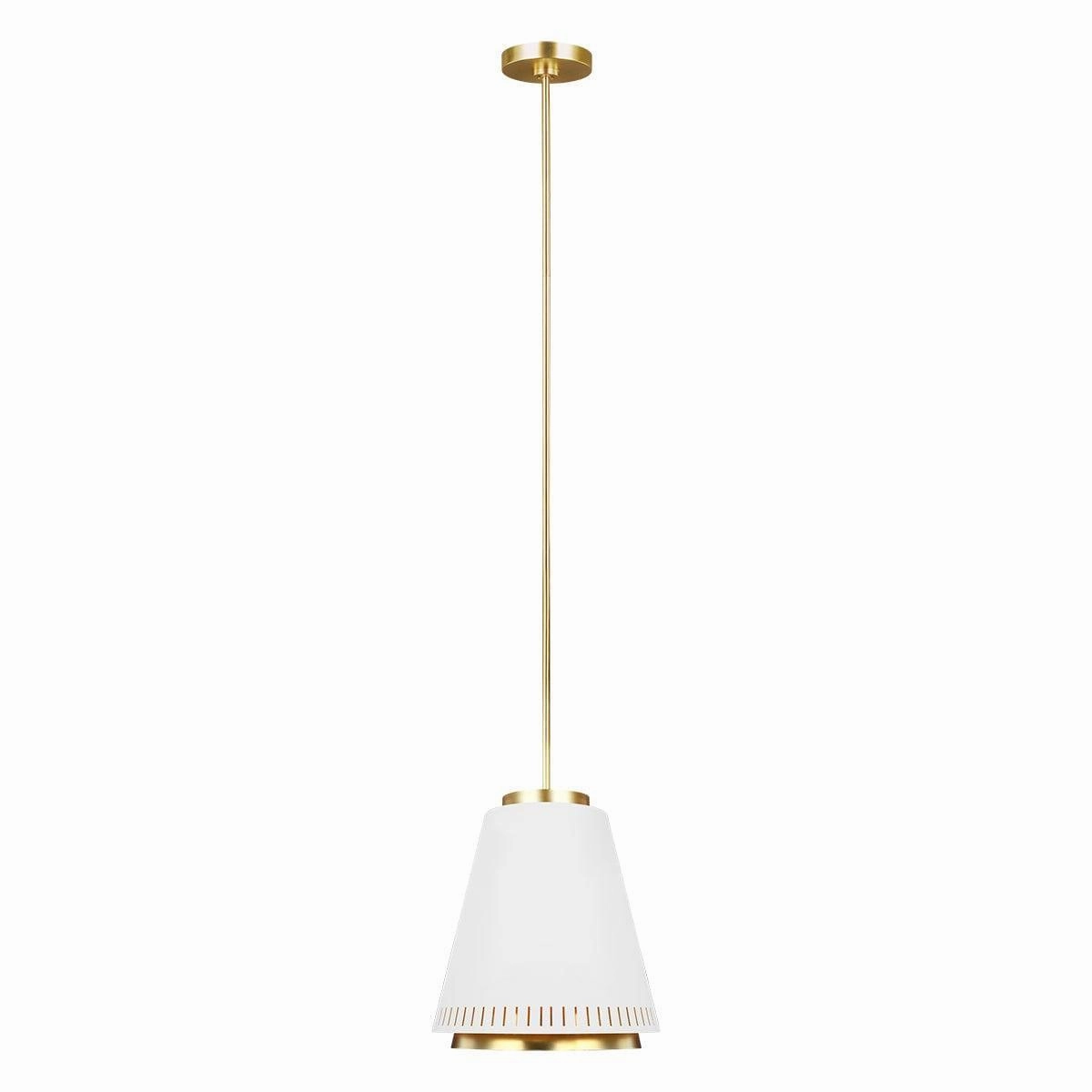 Feiss Carter 1 Light Style B Matte White Ceiling Pendant minimalist ceiling light