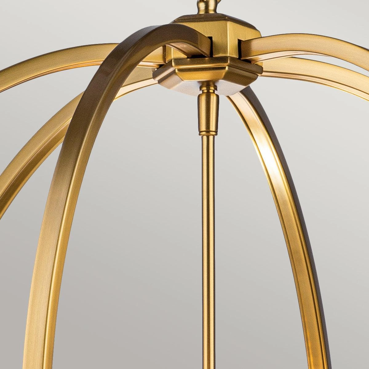 Feiss Corinne 6 Light Brass Pendant