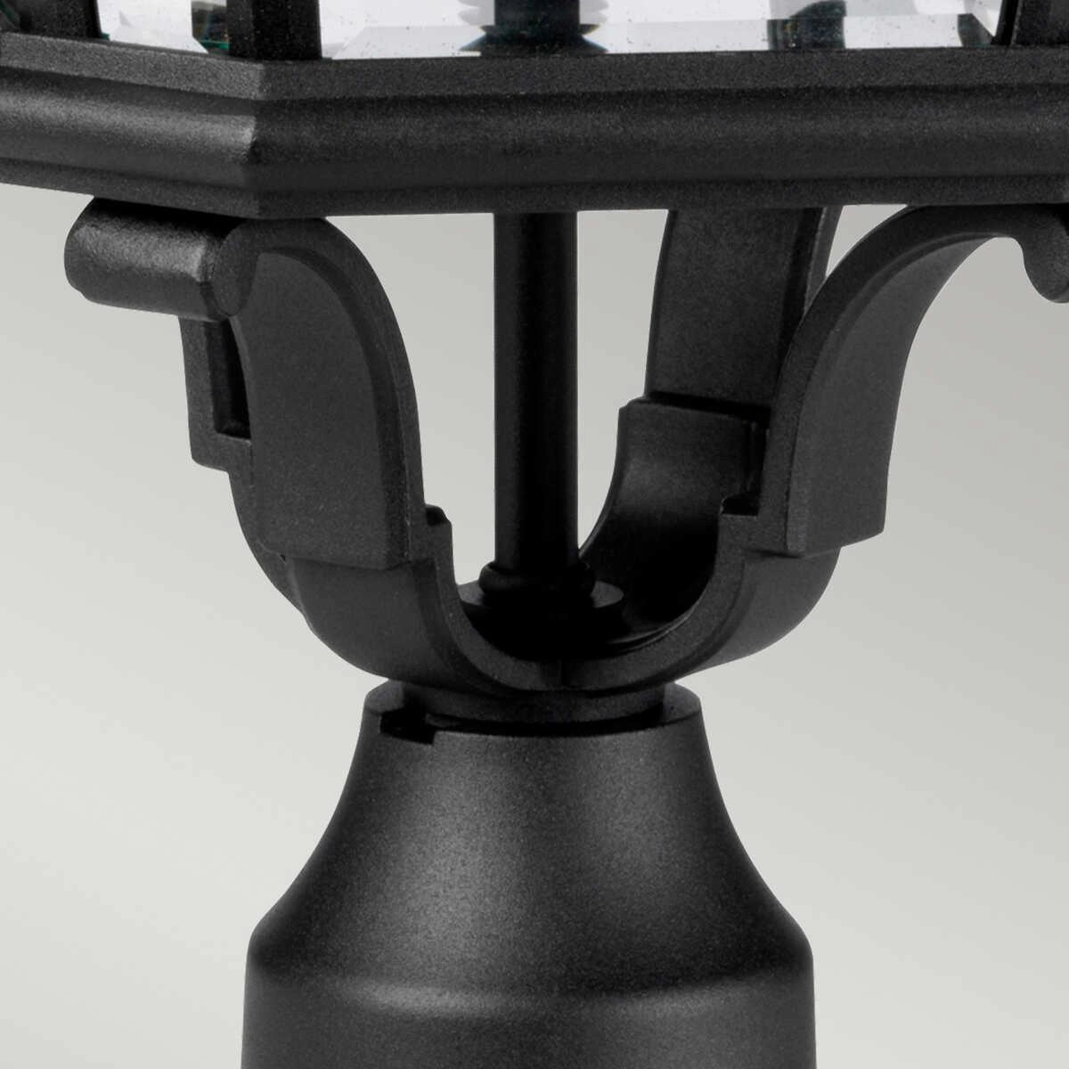 Feiss Cotswold Lane Black Large Outdoor Pedestal Lantern