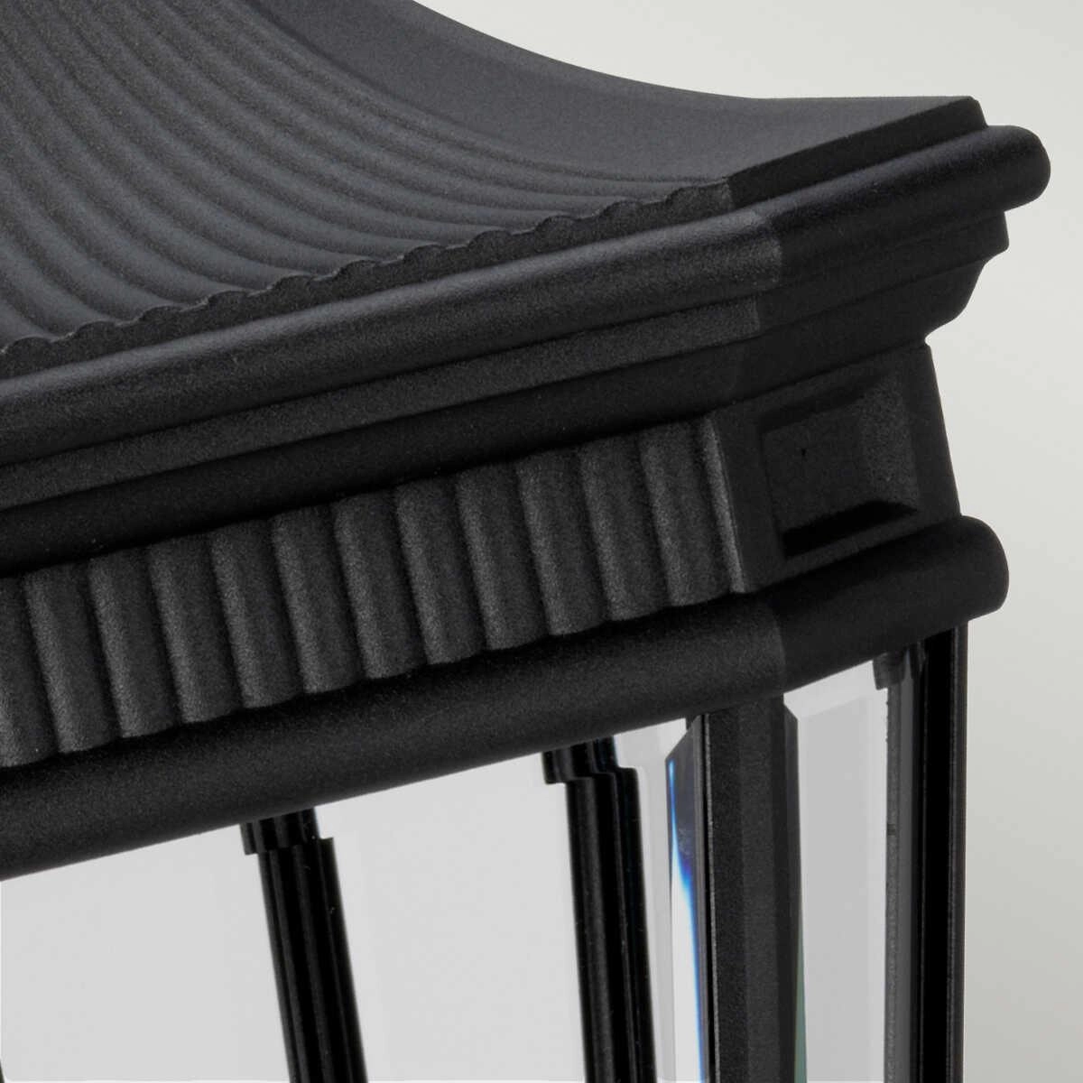 Feiss Cotswold Lane Black Large Outdoor Pedestal Lantern