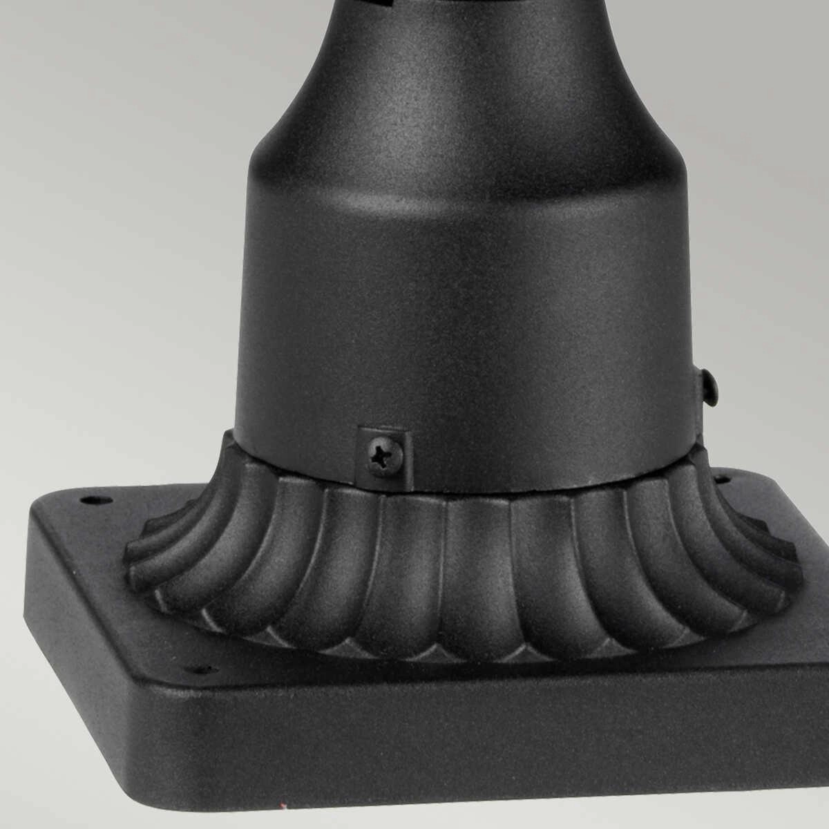 Feiss Cotswold Lane Black Large Outdoor Pedestal Lantern