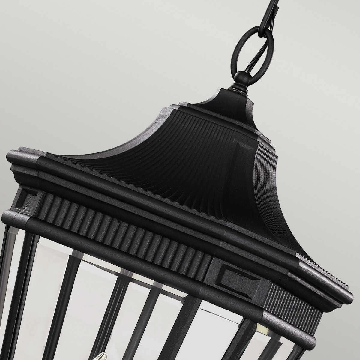 Feiss Cotswold Lane Black Large Outdoor Pendant Light