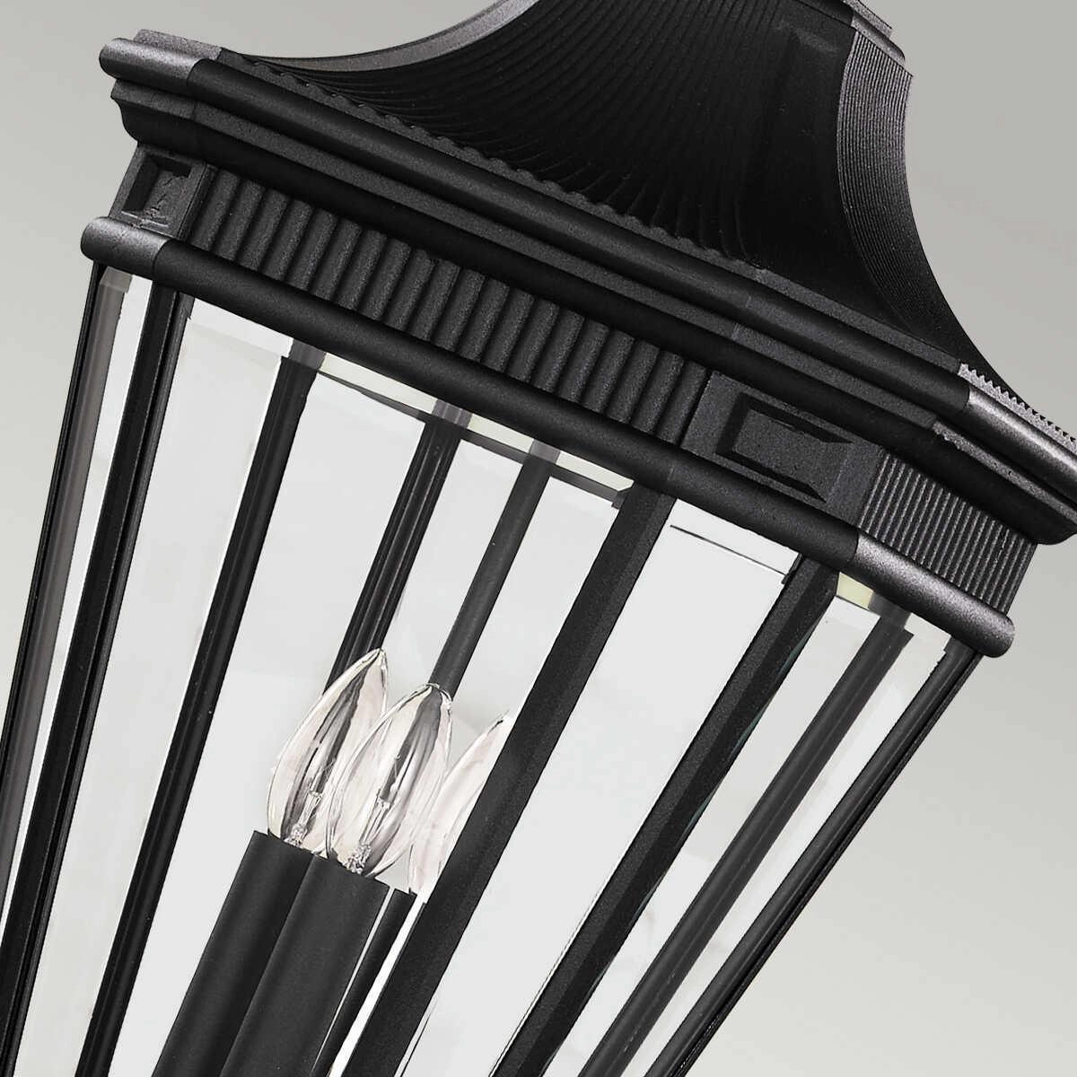 Feiss Cotswold Lane Black Large Outdoor Pendant Light