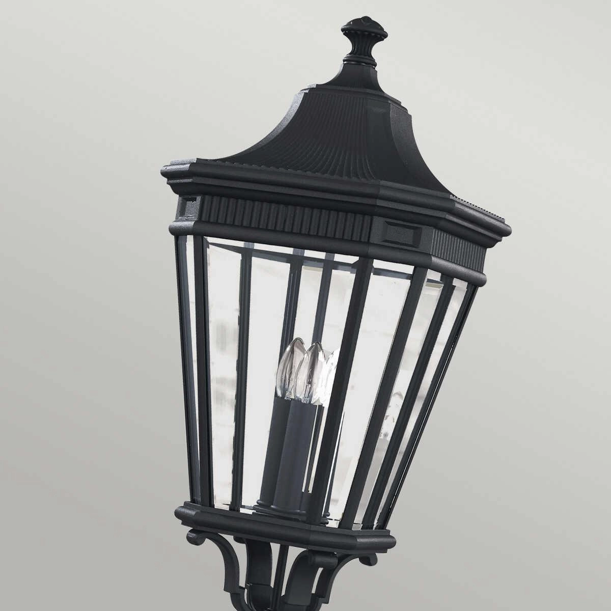 Feiss Cotswold Lane Black Large Outdoor Post Lantern