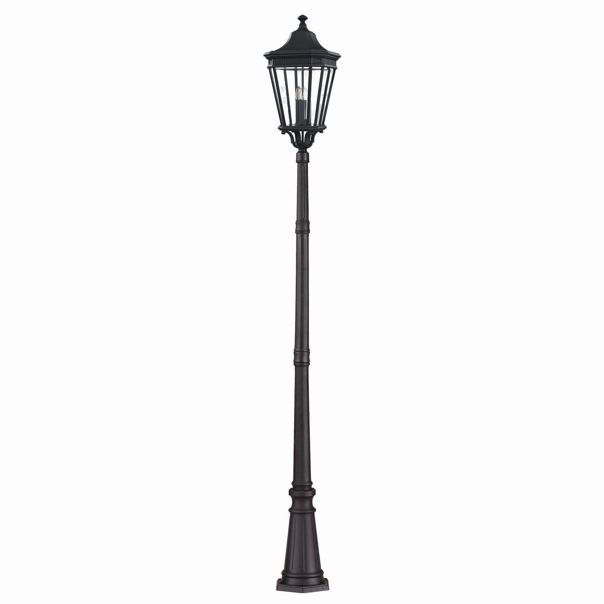 Feiss Cotswold Lane Black Large Outdoor Post Lantern outdoor wall lamp