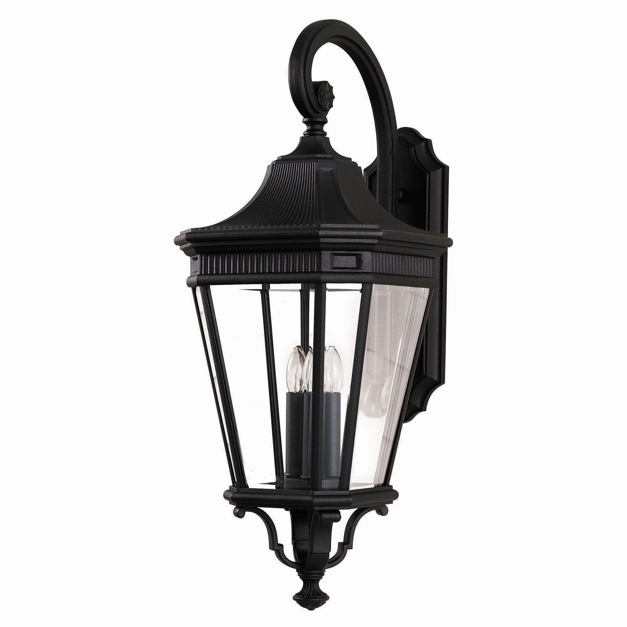 Feiss Cotswold Lane Black Large Outdoor Wall Light outdoor wall lamp