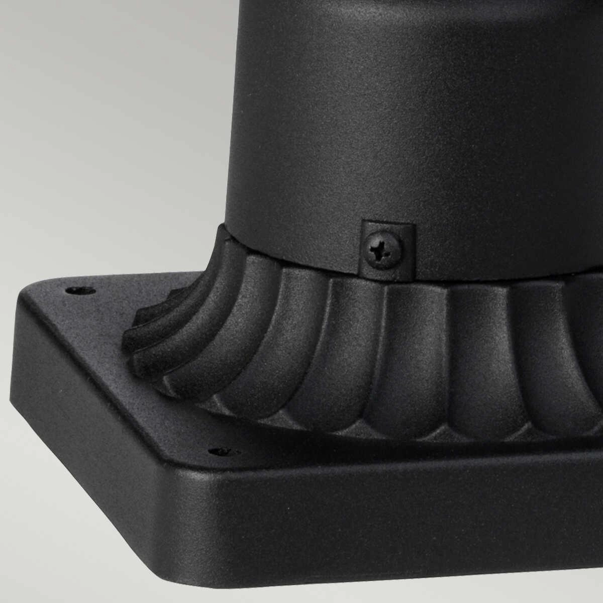 Feiss Cotswold Lane Black Medium Outdoor Pedestal Lantern