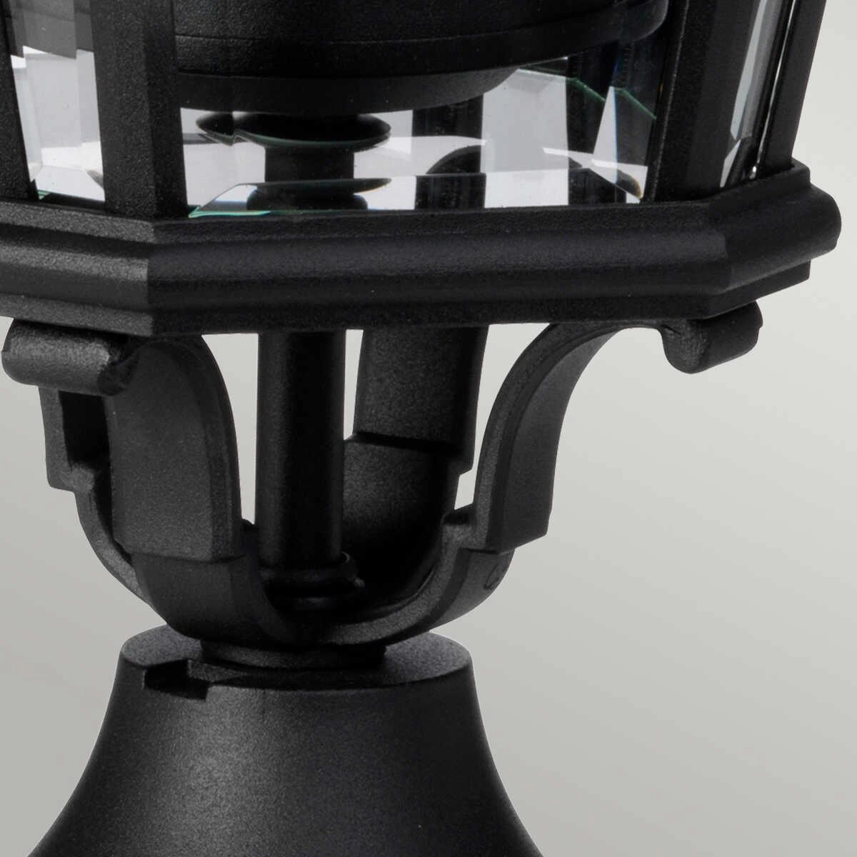 Feiss Cotswold Lane Black Medium Outdoor Pedestal Lantern