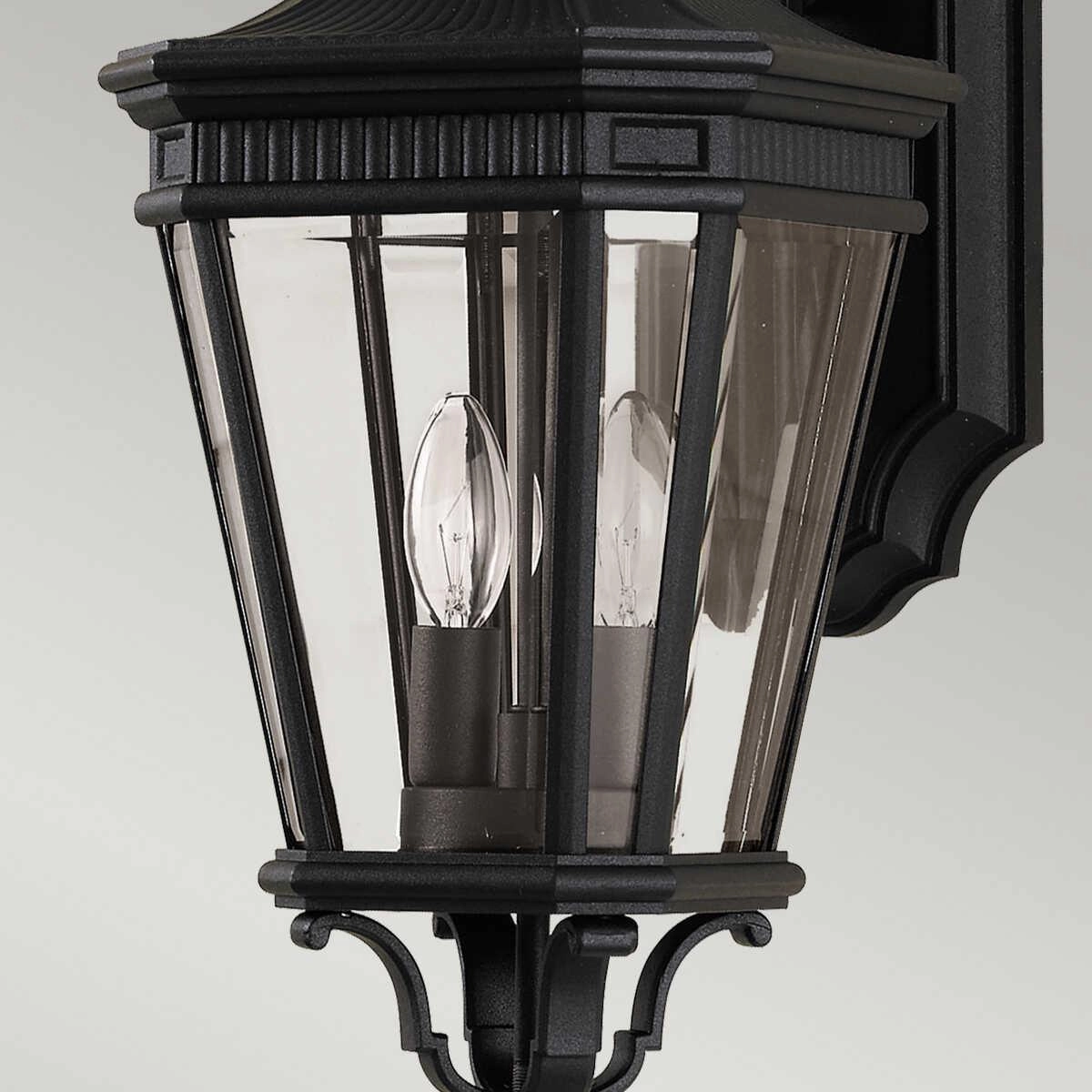Feiss Cotswold Lane Black Outdoor Medium Wall Light