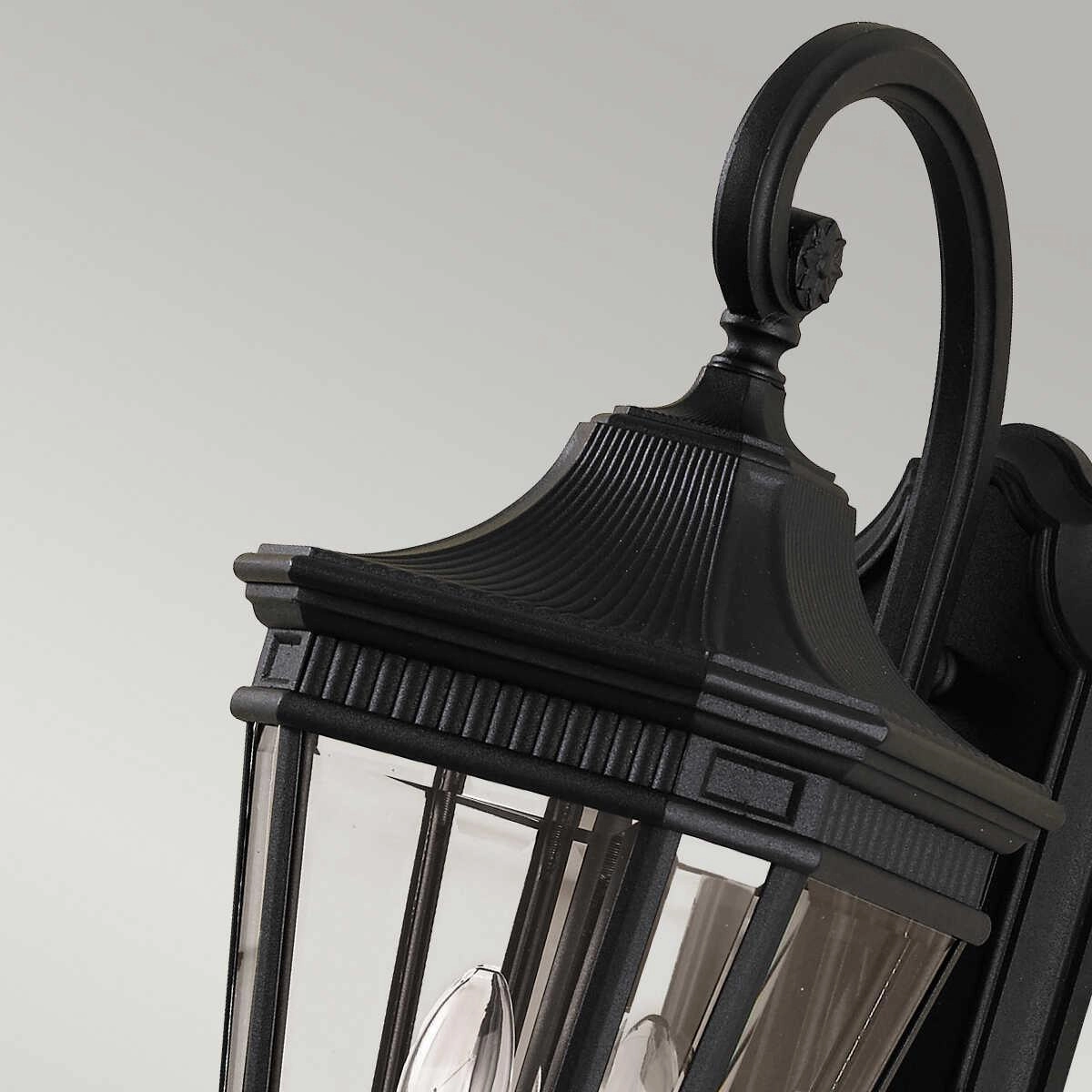Feiss Cotswold Lane Black Outdoor Medium Wall Light