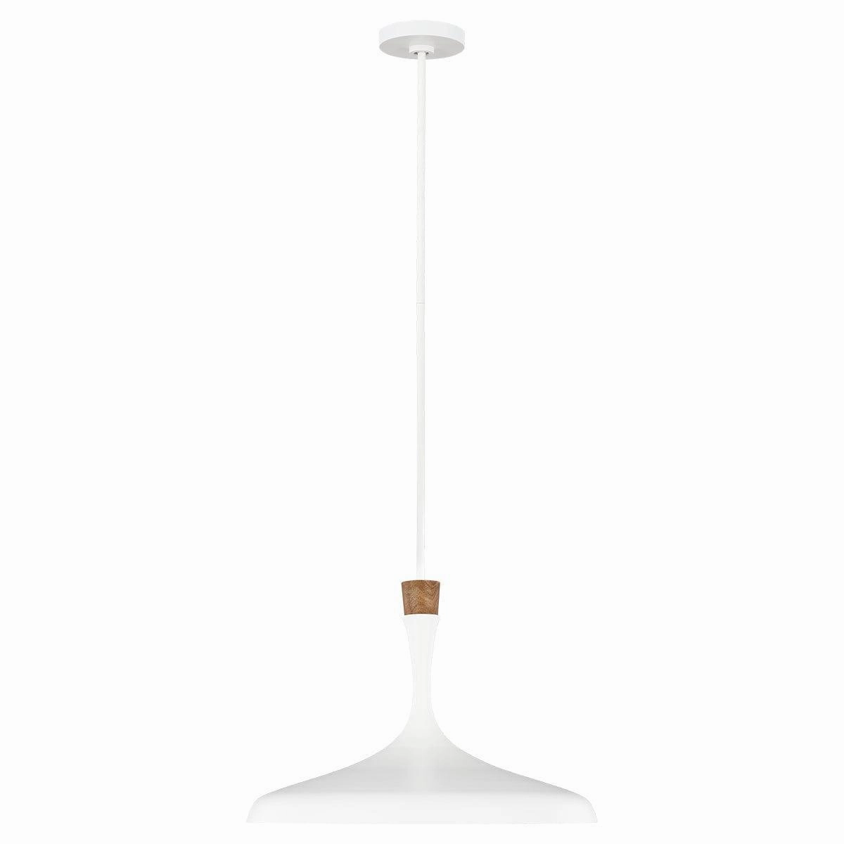 Feiss Darwin 1 Light Matte White Pendant Ceiling Light minimalist ceiling light