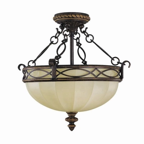 Feiss Drawing Room Semi Flush Chain And Bowl Ceiling Light simple ceiling design light