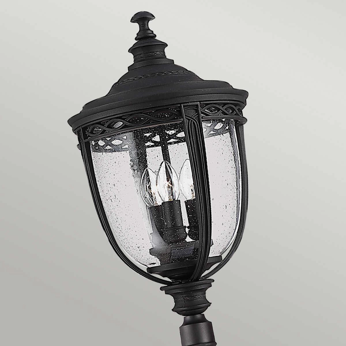 Feiss English Bridle Black Large Outdoor Lamp Post Lantern