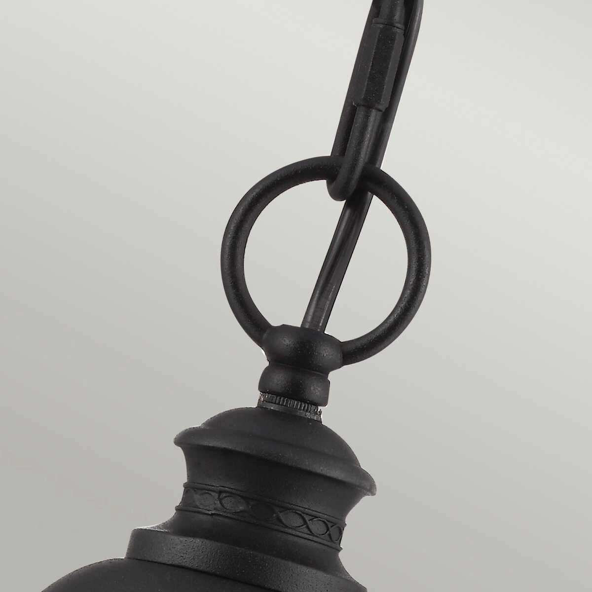 Feiss English Bridle Black Large Outdoor Pendant Light