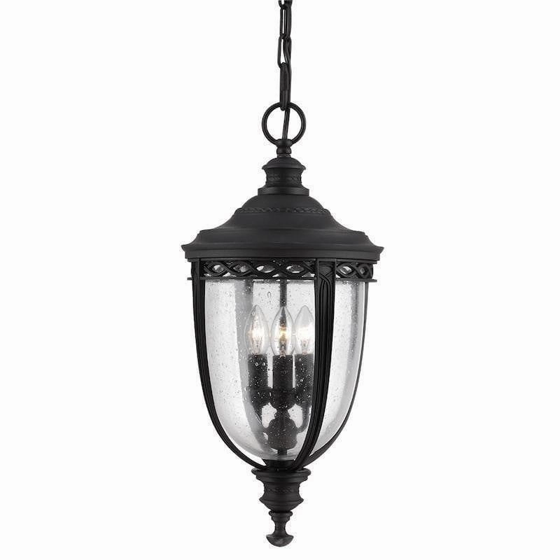 Feiss English Bridle Black Large Outdoor Pendant Light outdoor wall lamp