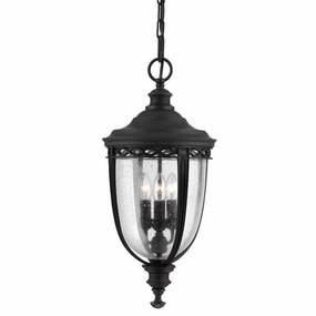 Feiss English Bridle Black Large Outdoor Pendant Light outdoor wall lamp